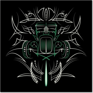 Hot Rod Pinstriping Posters and Art